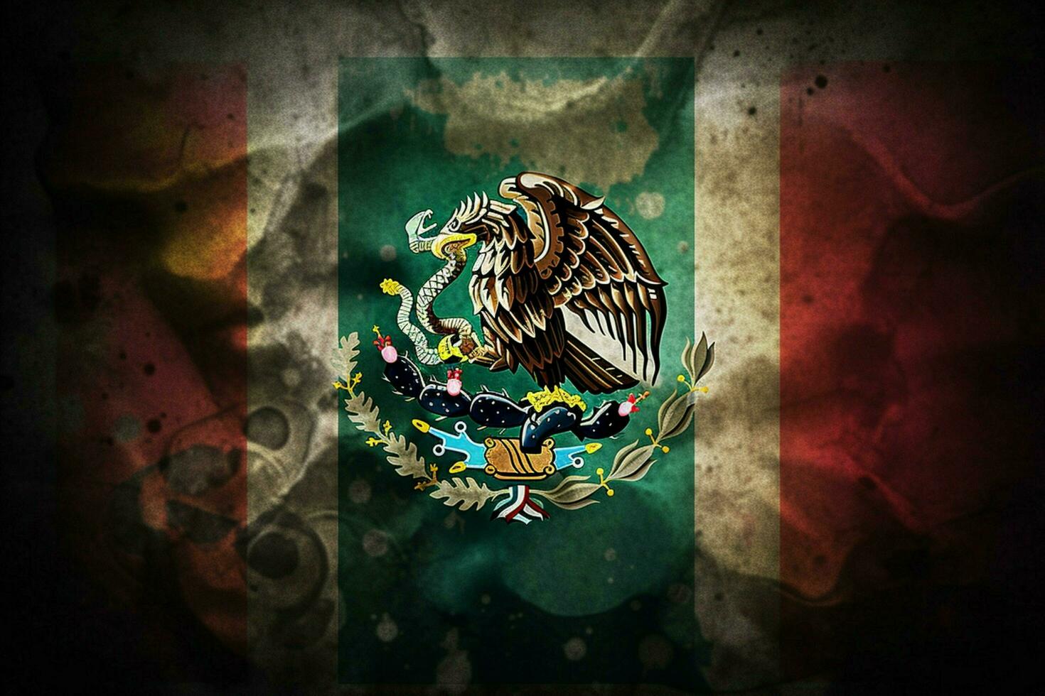 bandera fondo de pantalla de mexico foto