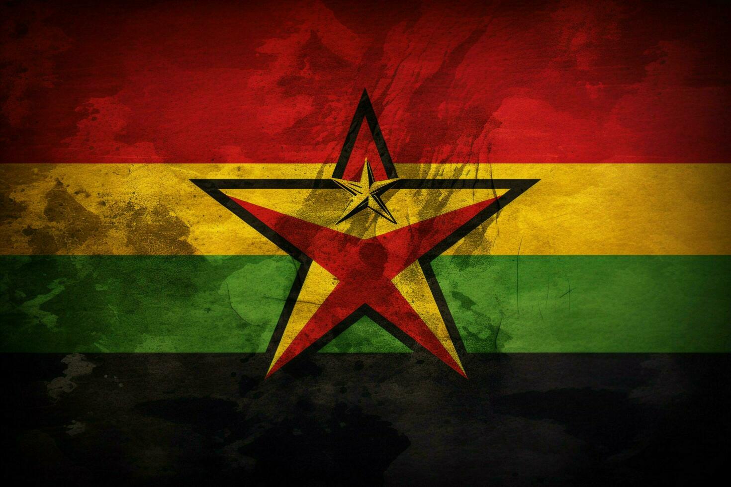 flag wallpaper of Mozambique photo