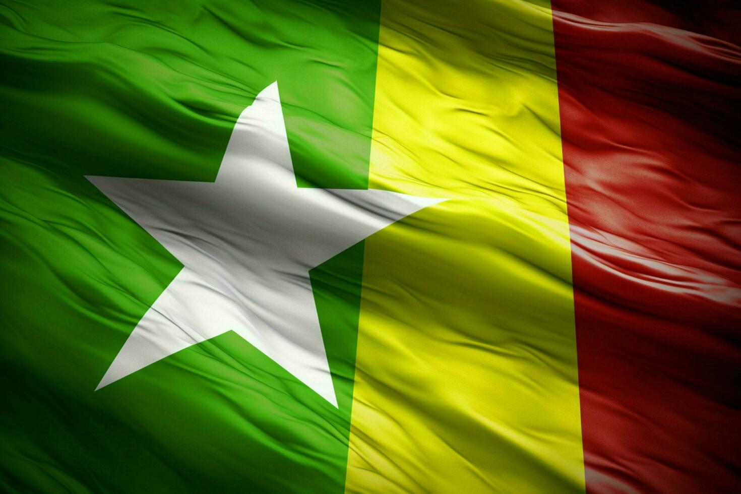 flag wallpaper of Sao Tome and Principe photo