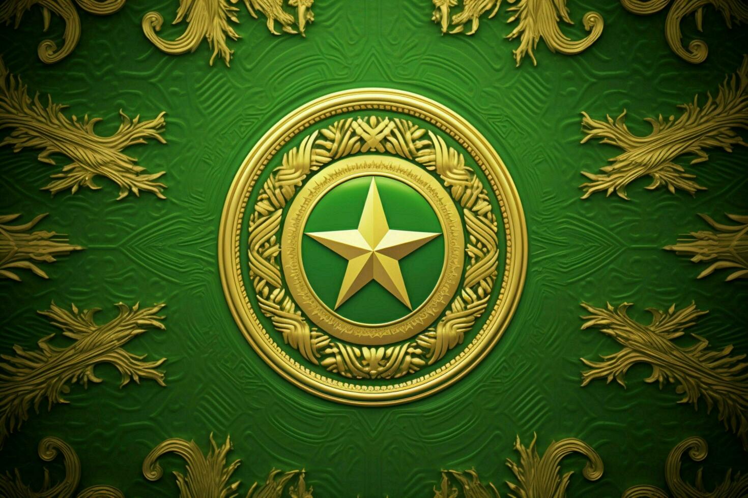 flag wallpaper of Turkmenistan photo