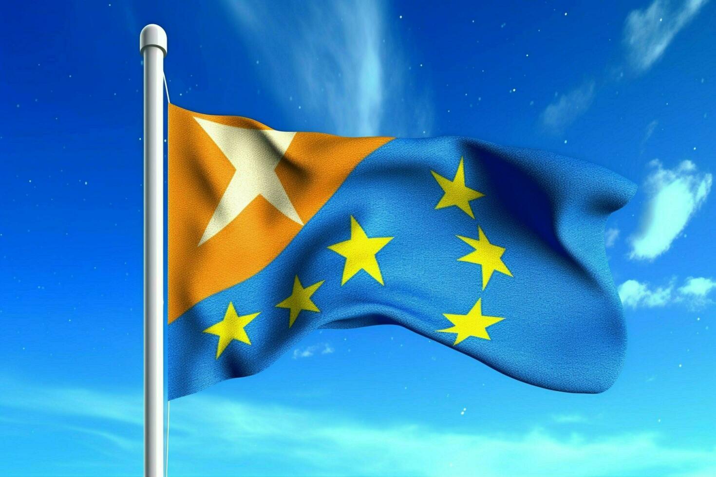 flag wallpaper of Tuvalu photo