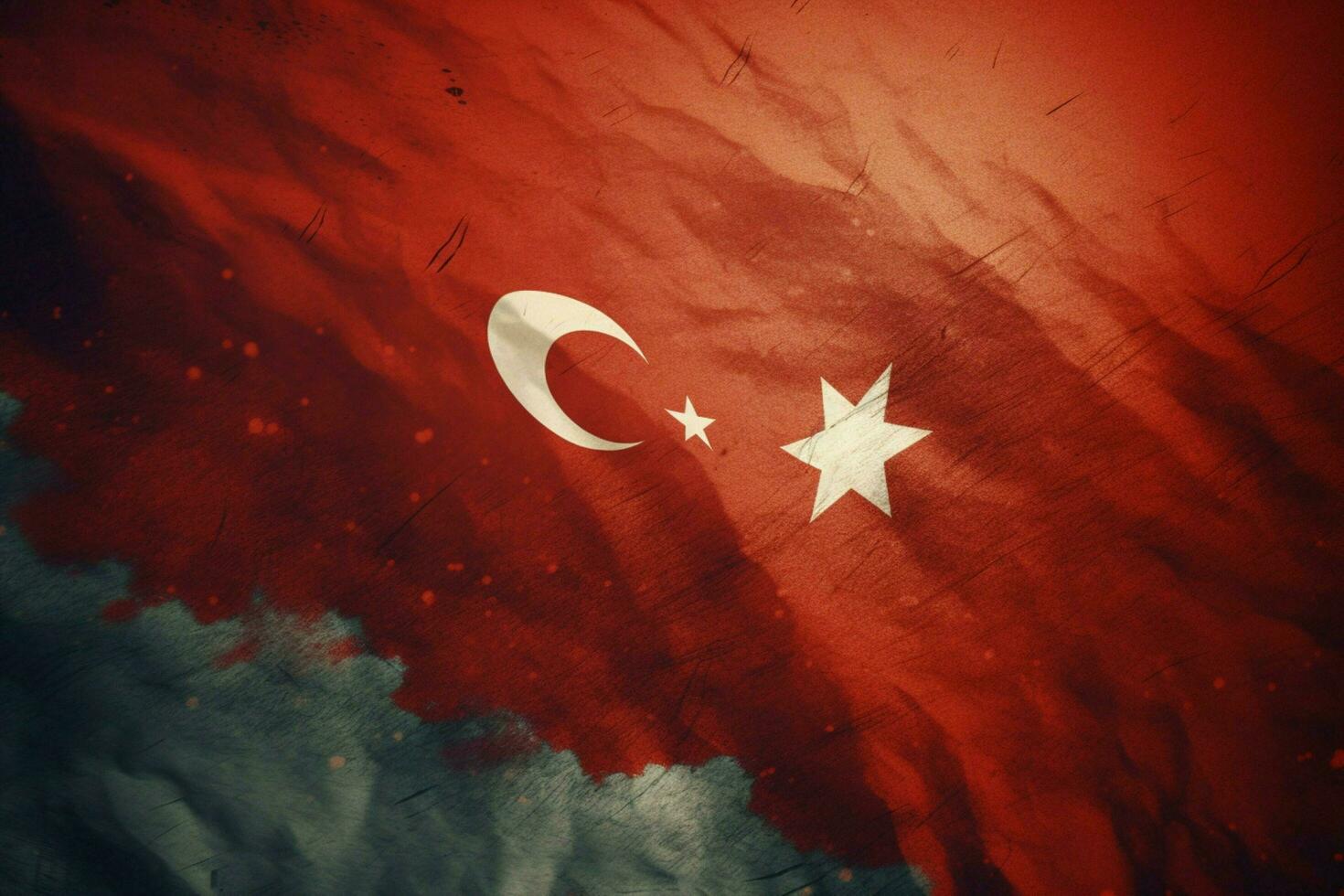 flag wallpaper of Turkey photo