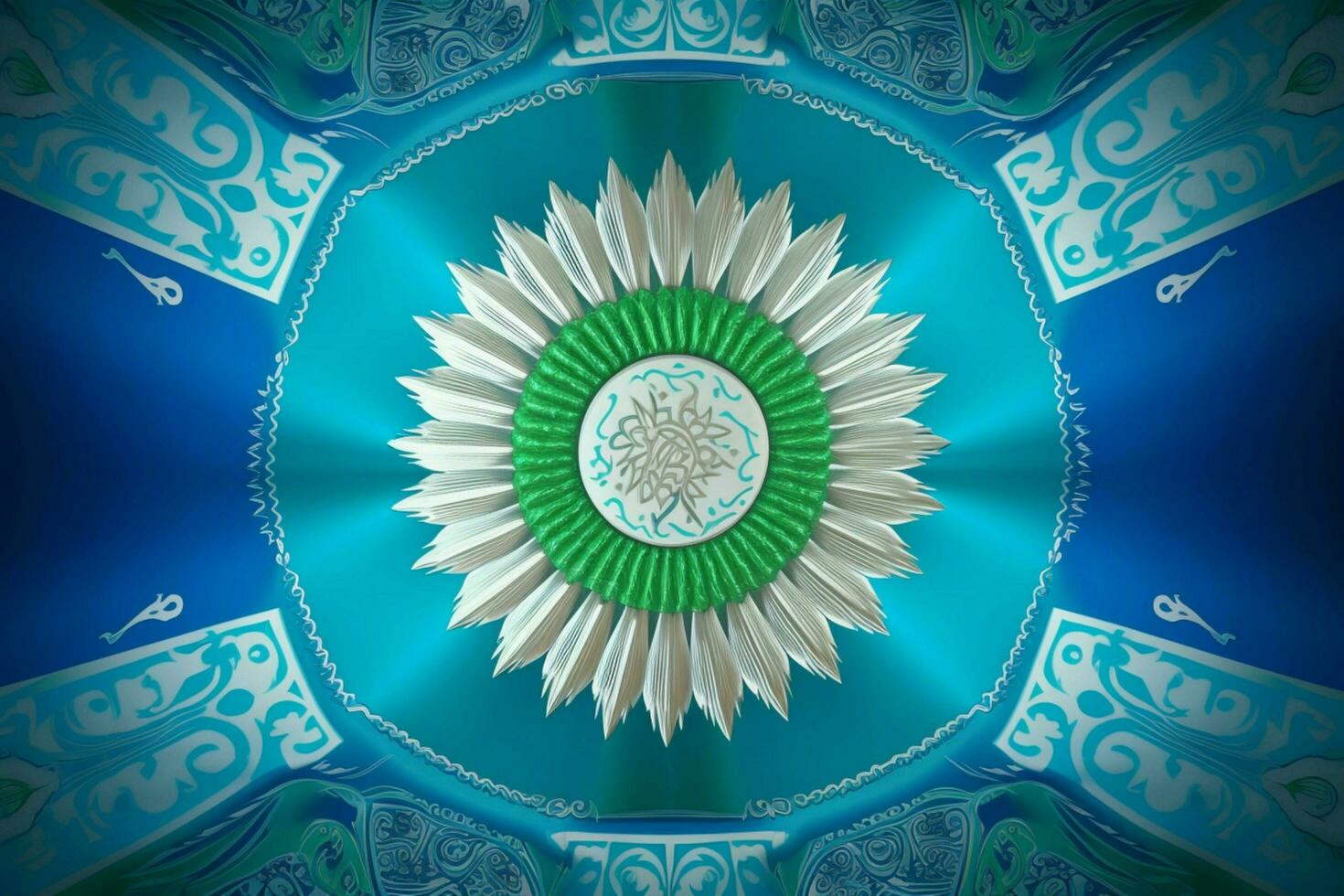 flag wallpaper of Uzbekistan photo