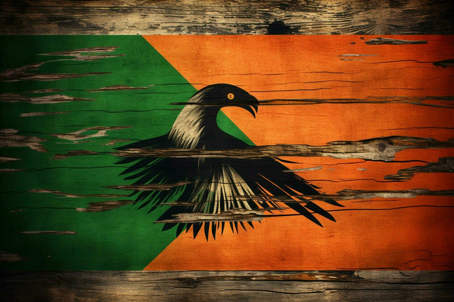 flag wallpaper of Zambia photo