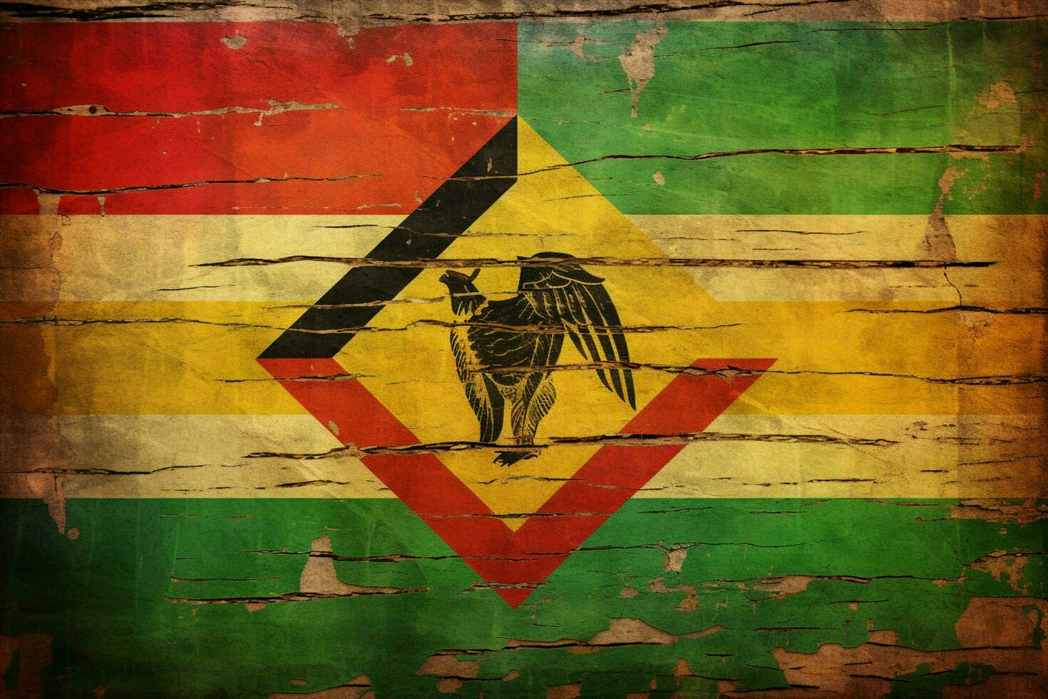 flag wallpaper of Zimbabwe photo