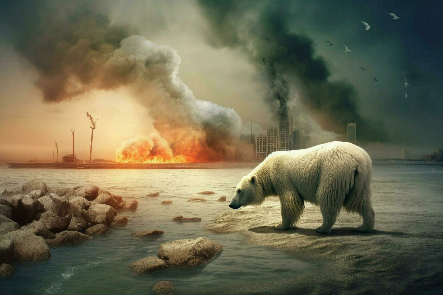 global warming image hd photo