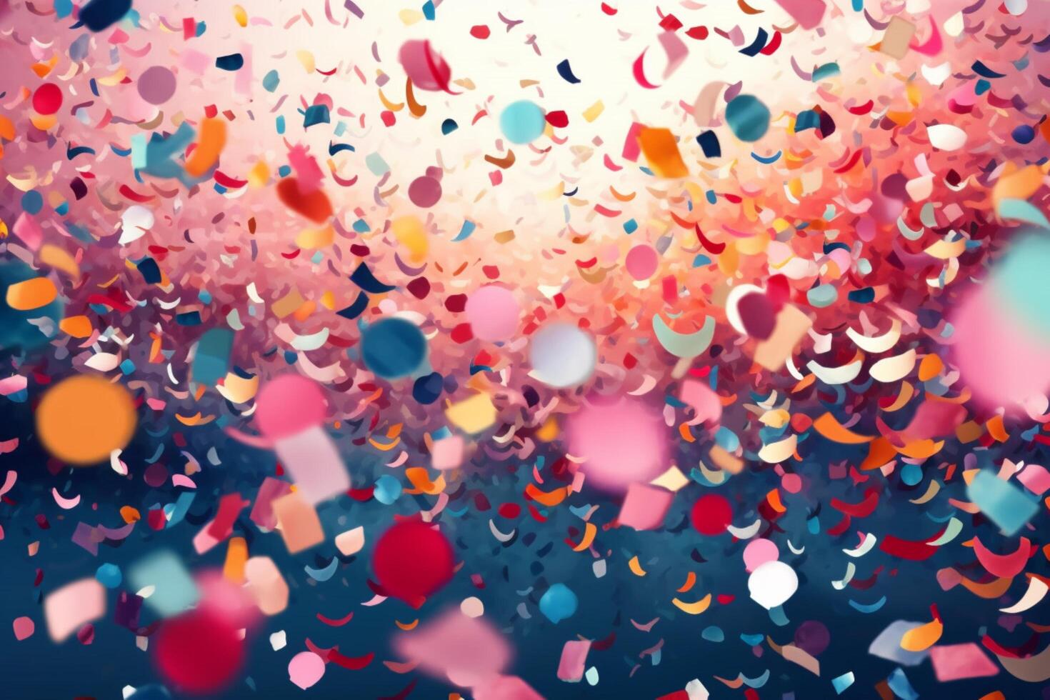 illustration with confetti background shining ill 30639703 Stock Photo