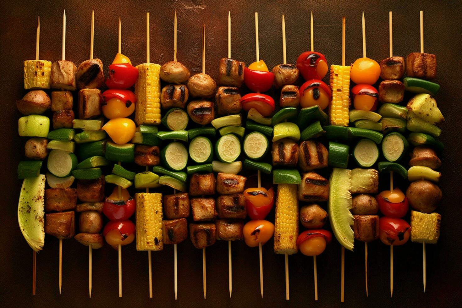 brochetas imagen hd foto