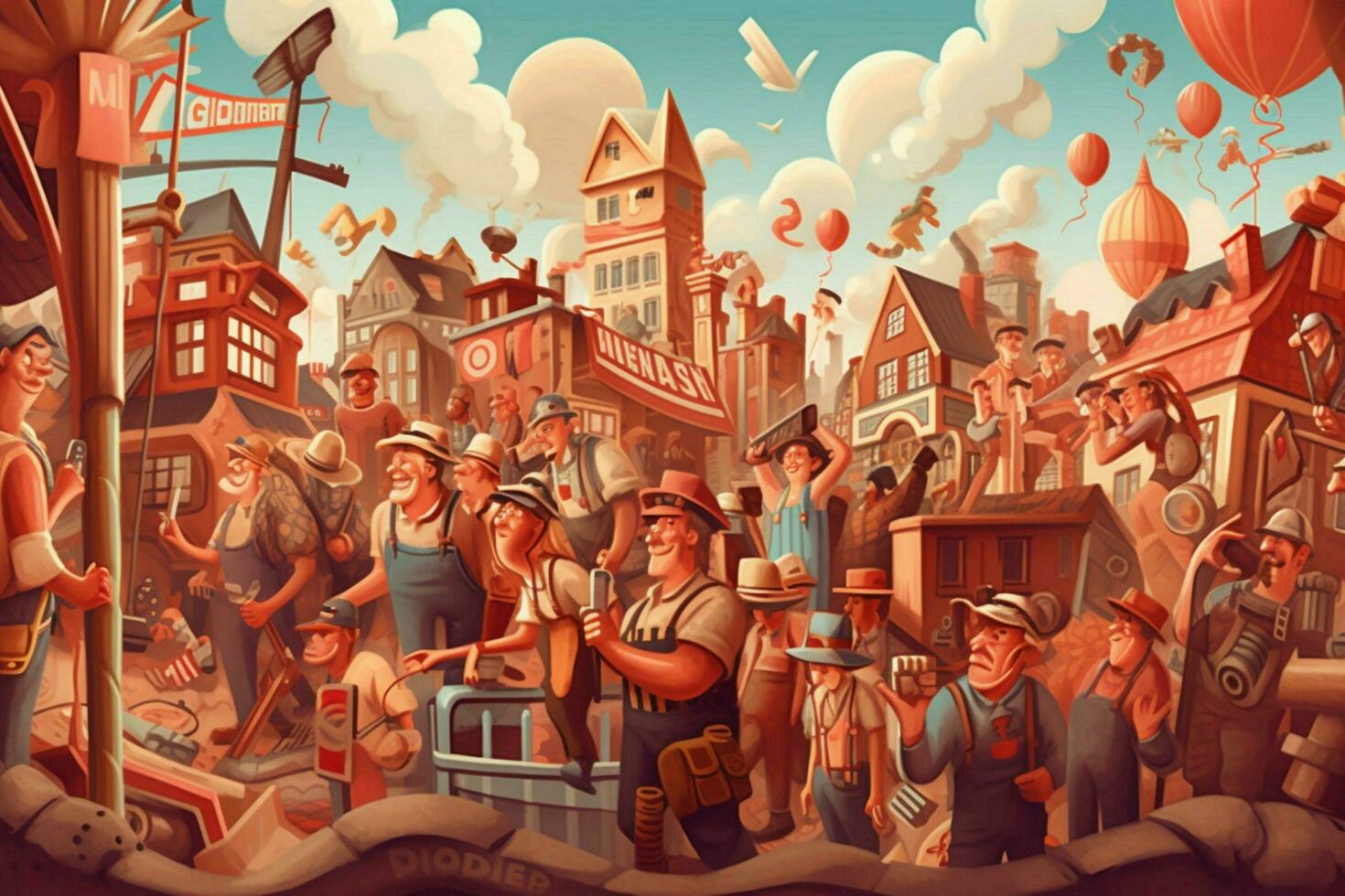 labour day illustration photo