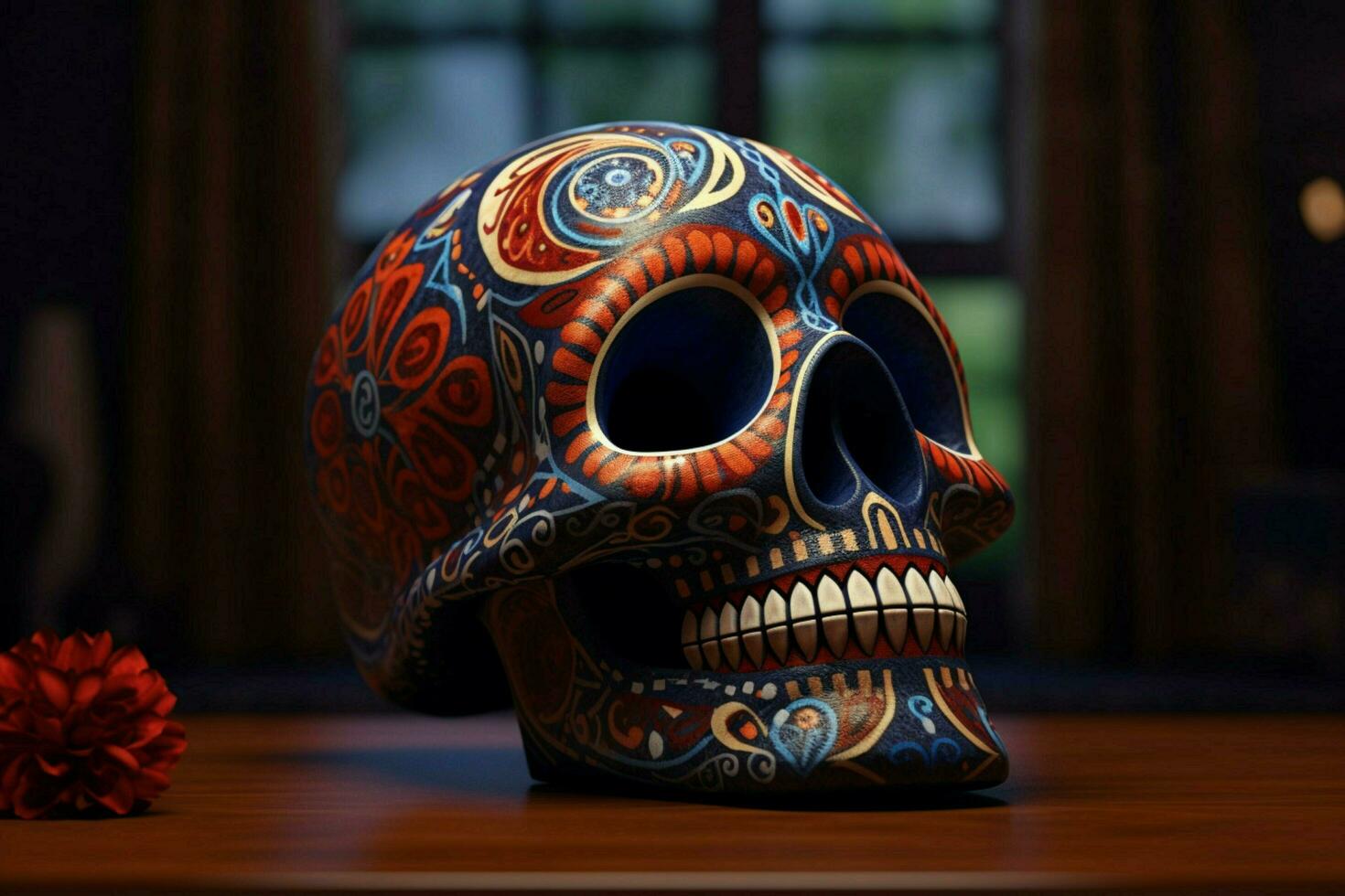 mexican skull image hd photo