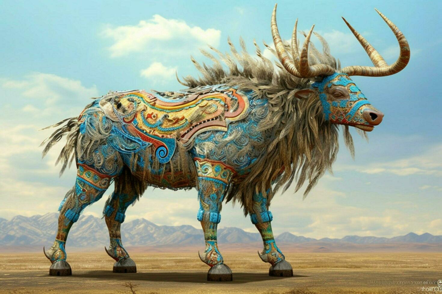 national animal of Kazakhstan photo