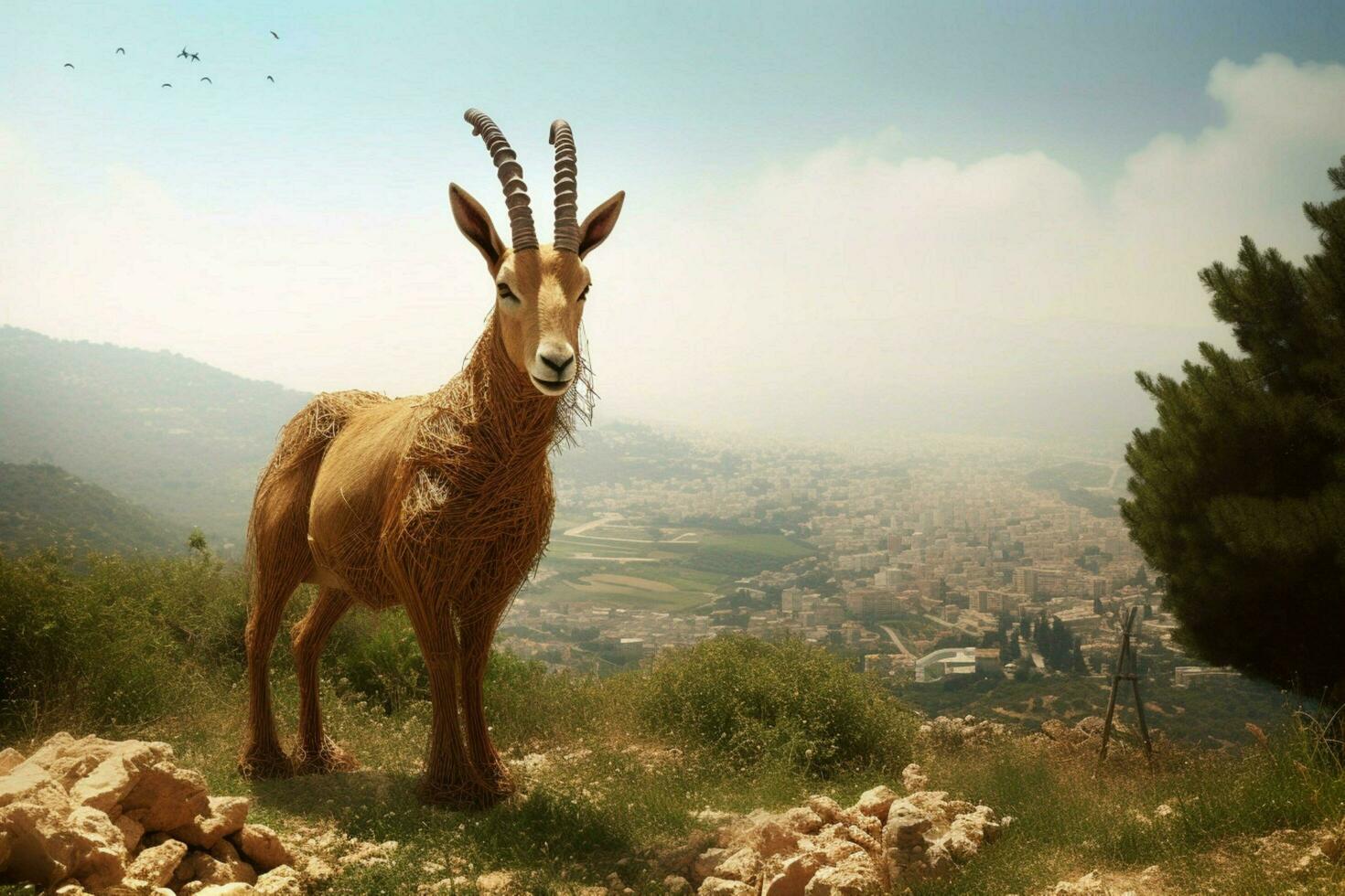 national animal of Lebanon photo