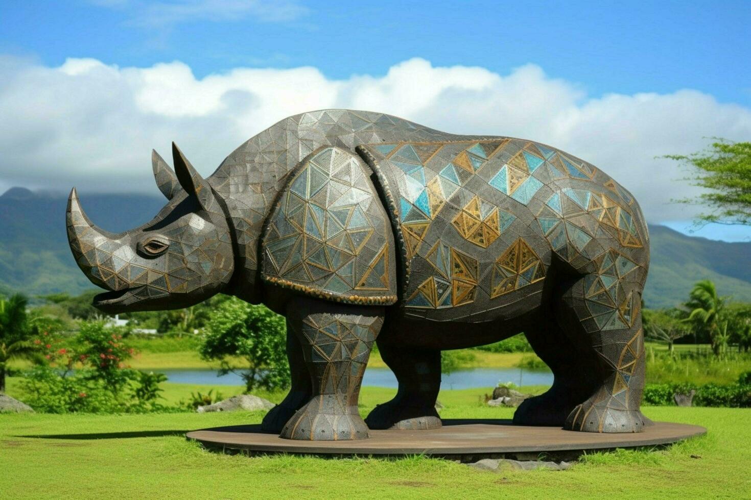 national animal of Mauritius photo