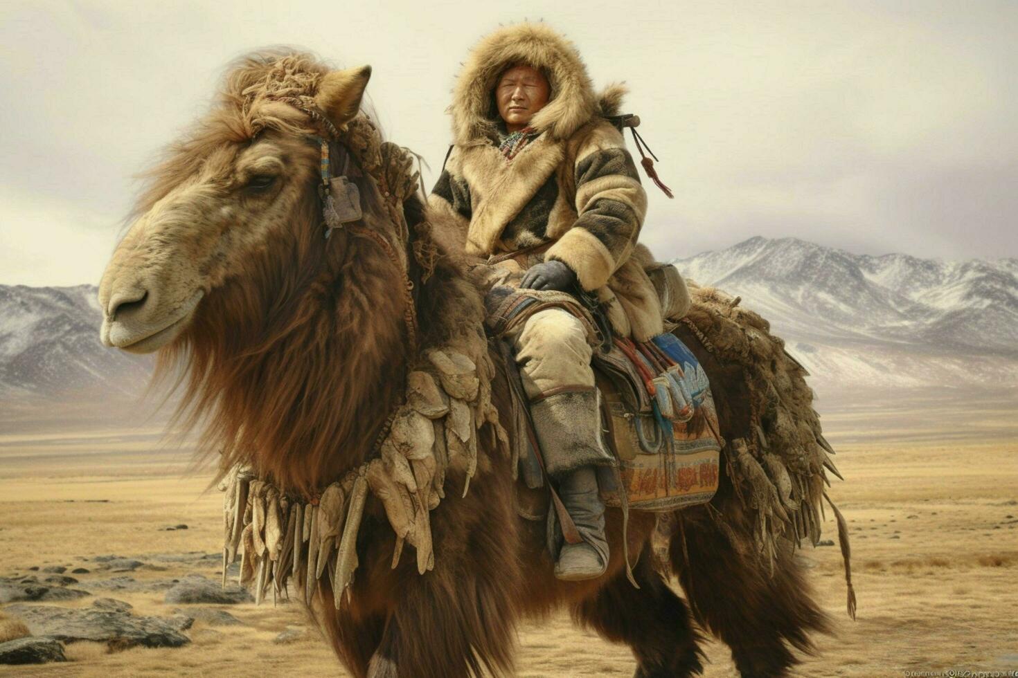 national animal of Mongolia photo