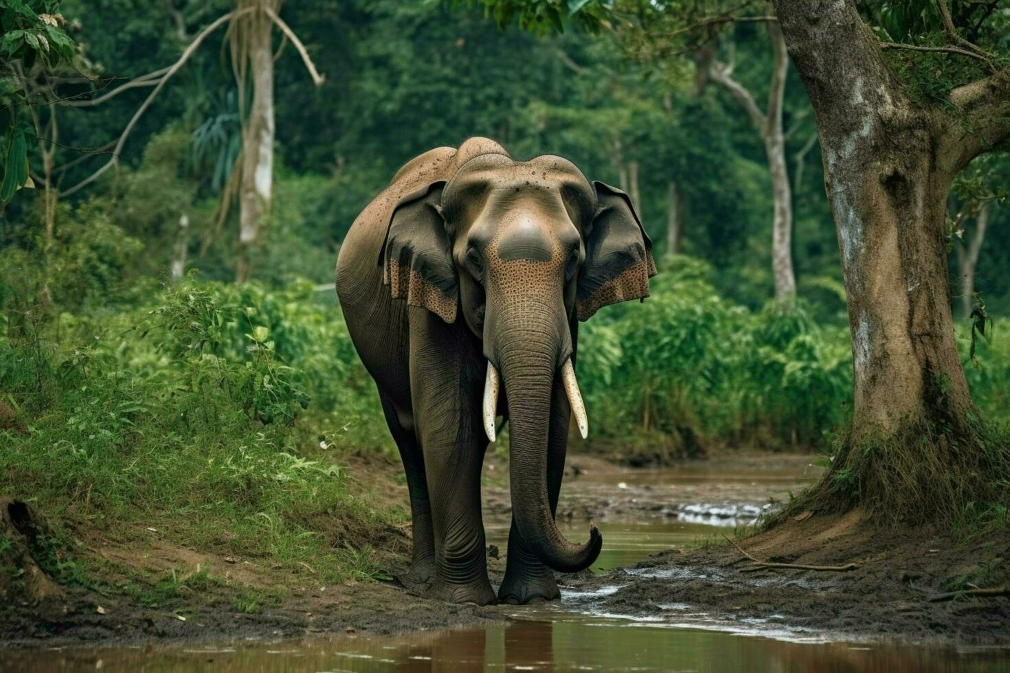 national animal of Sri Lanka photo