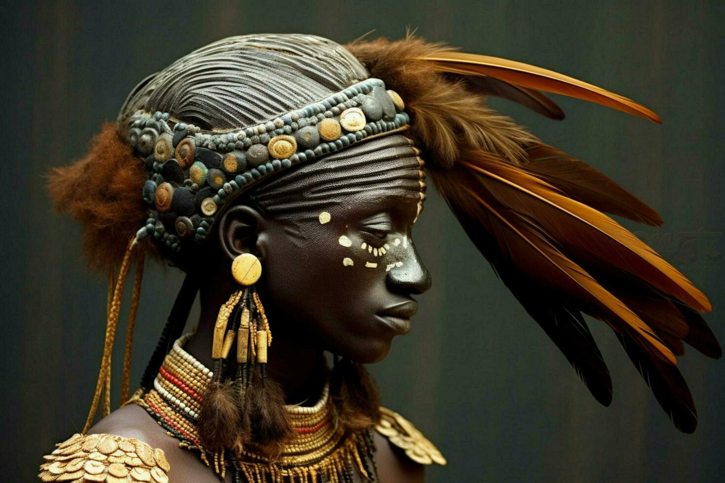 national bird of Benin Dahomey photo