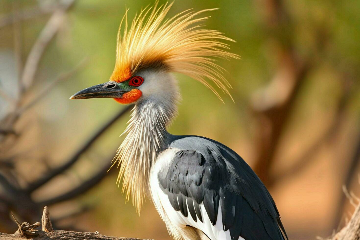 nacional pájaro de Senegal foto