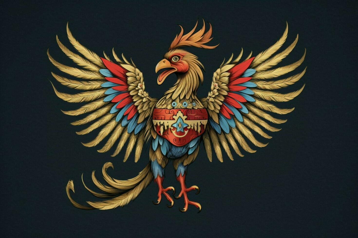 national bird of Serbia photo
