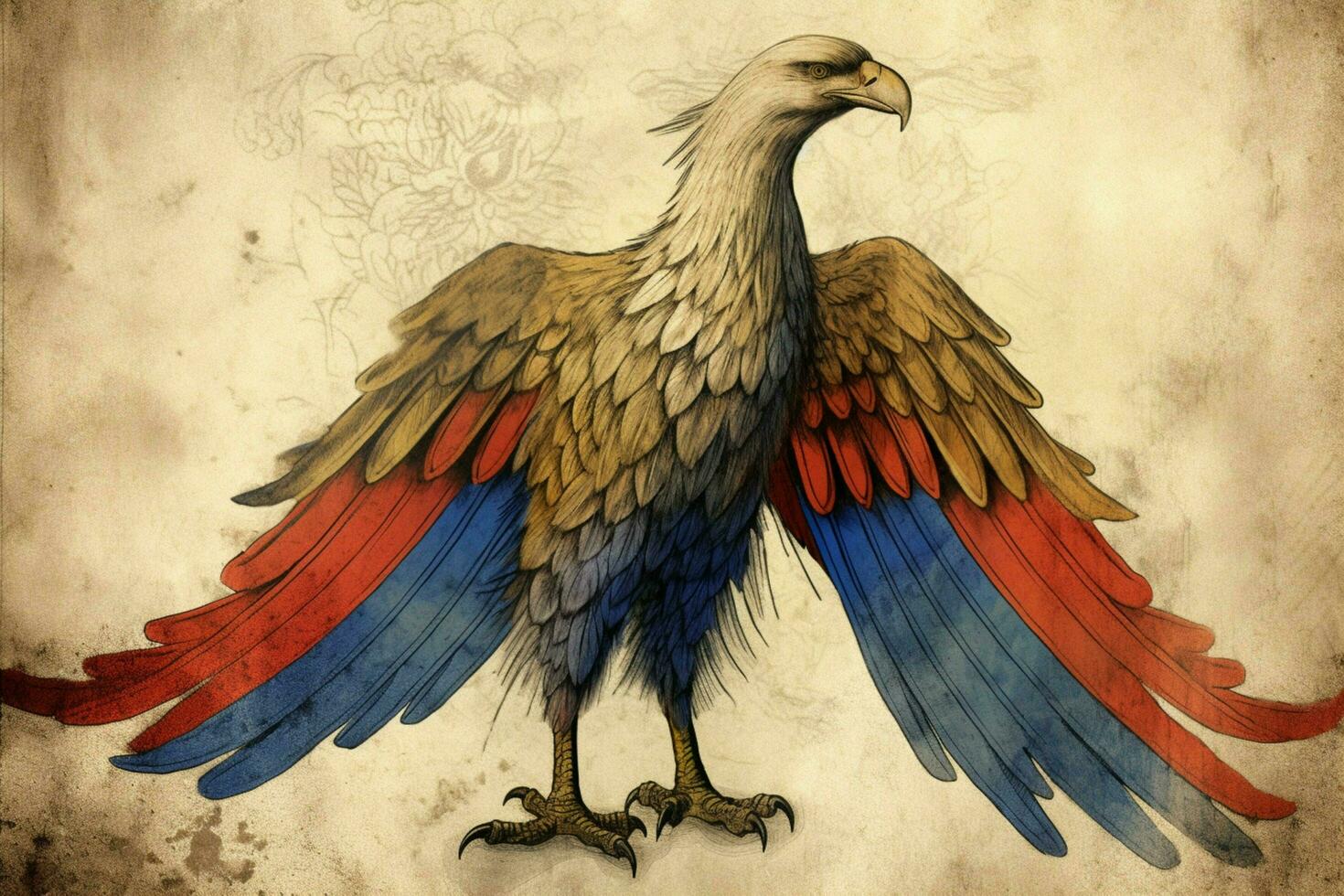 national bird of Serbia photo
