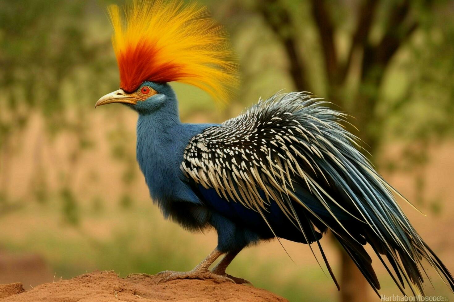 national bird of South Sudan photo