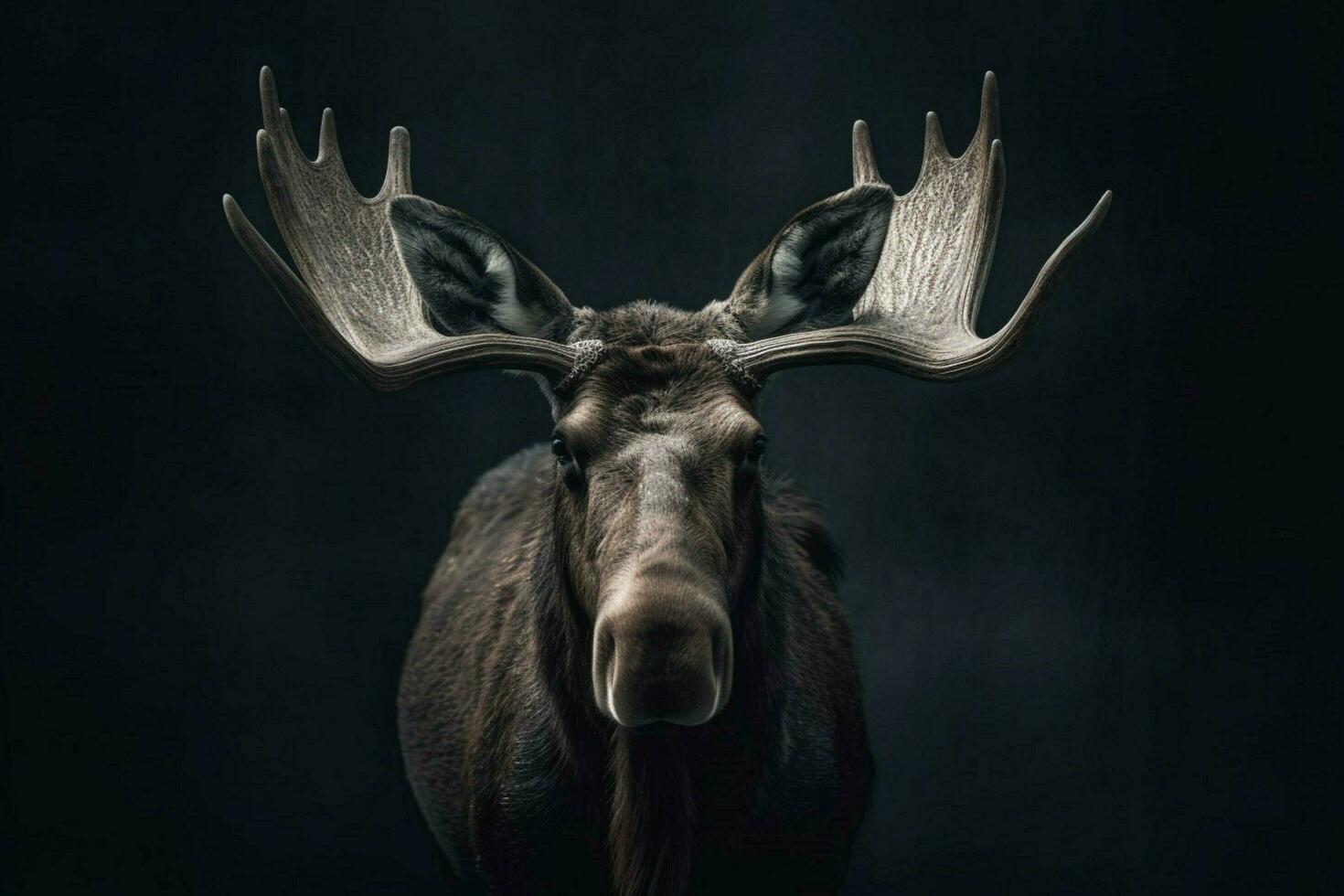 photo of Moose with no background