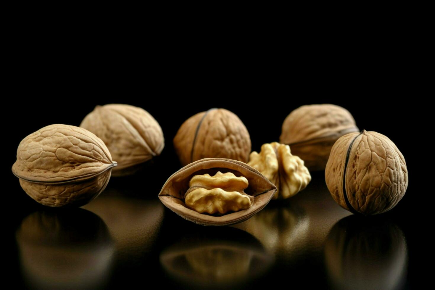 photo of Walnuts with no background