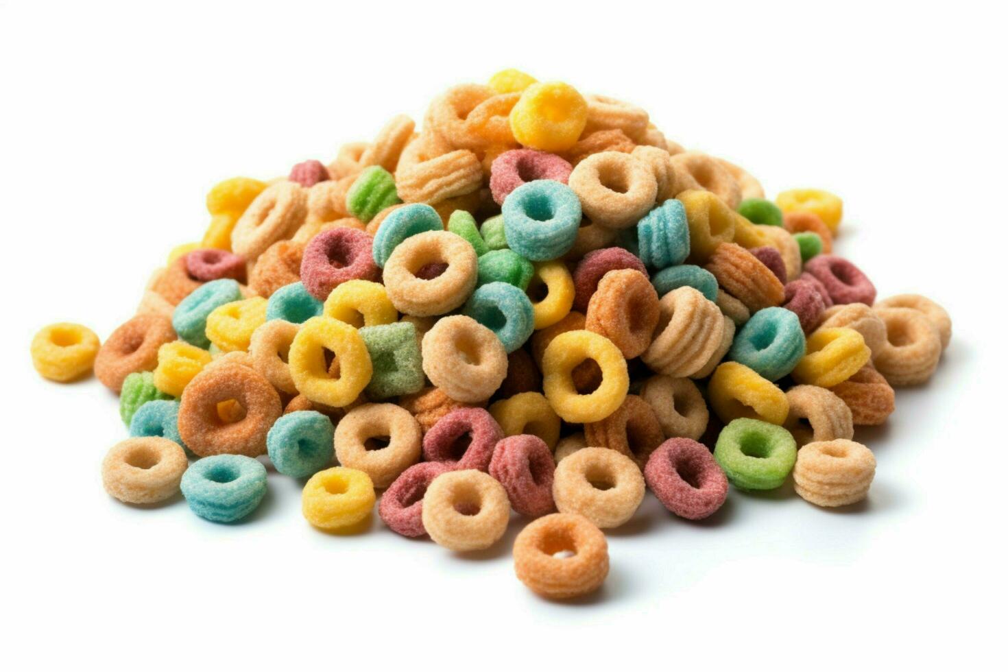 photo of cereal with no background