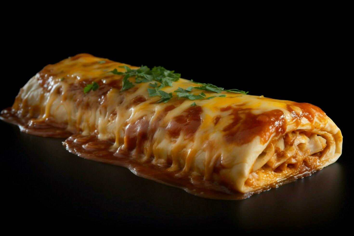 photo of enchilada with no background