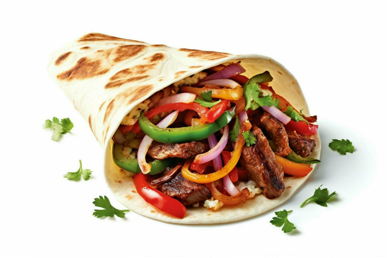 photo of fajita with no background