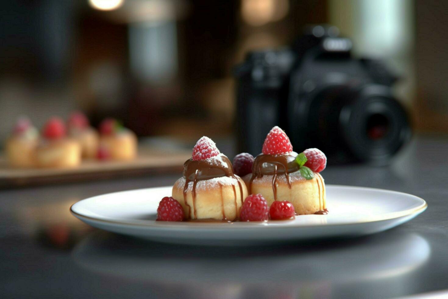 photorealistic professional food commercial photogr photo