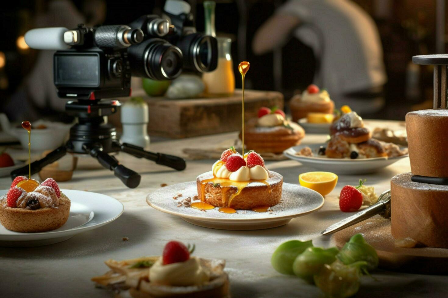 photorealistic professional food commercial photogr photo