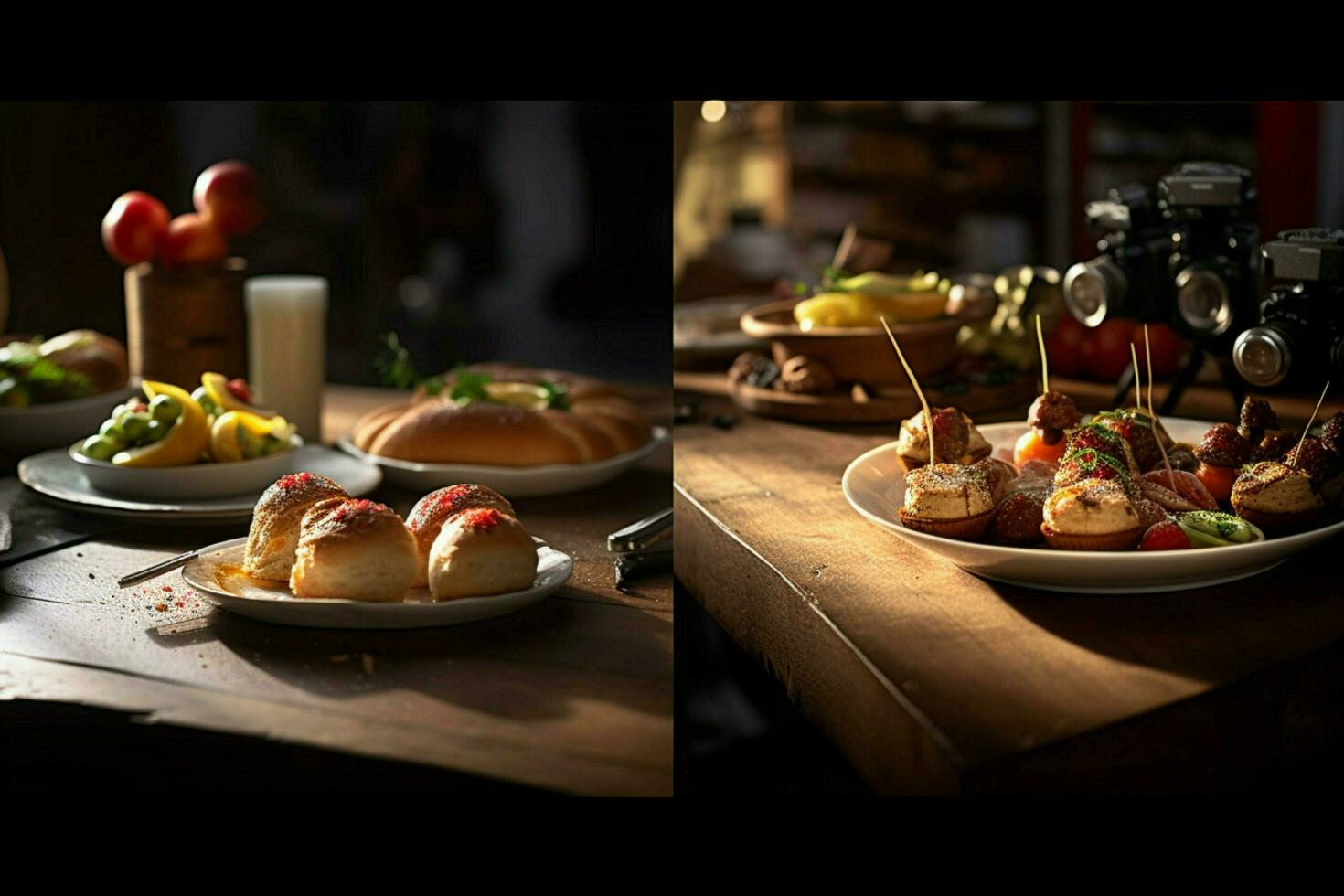 photorealistic professional food commercial photogr photo