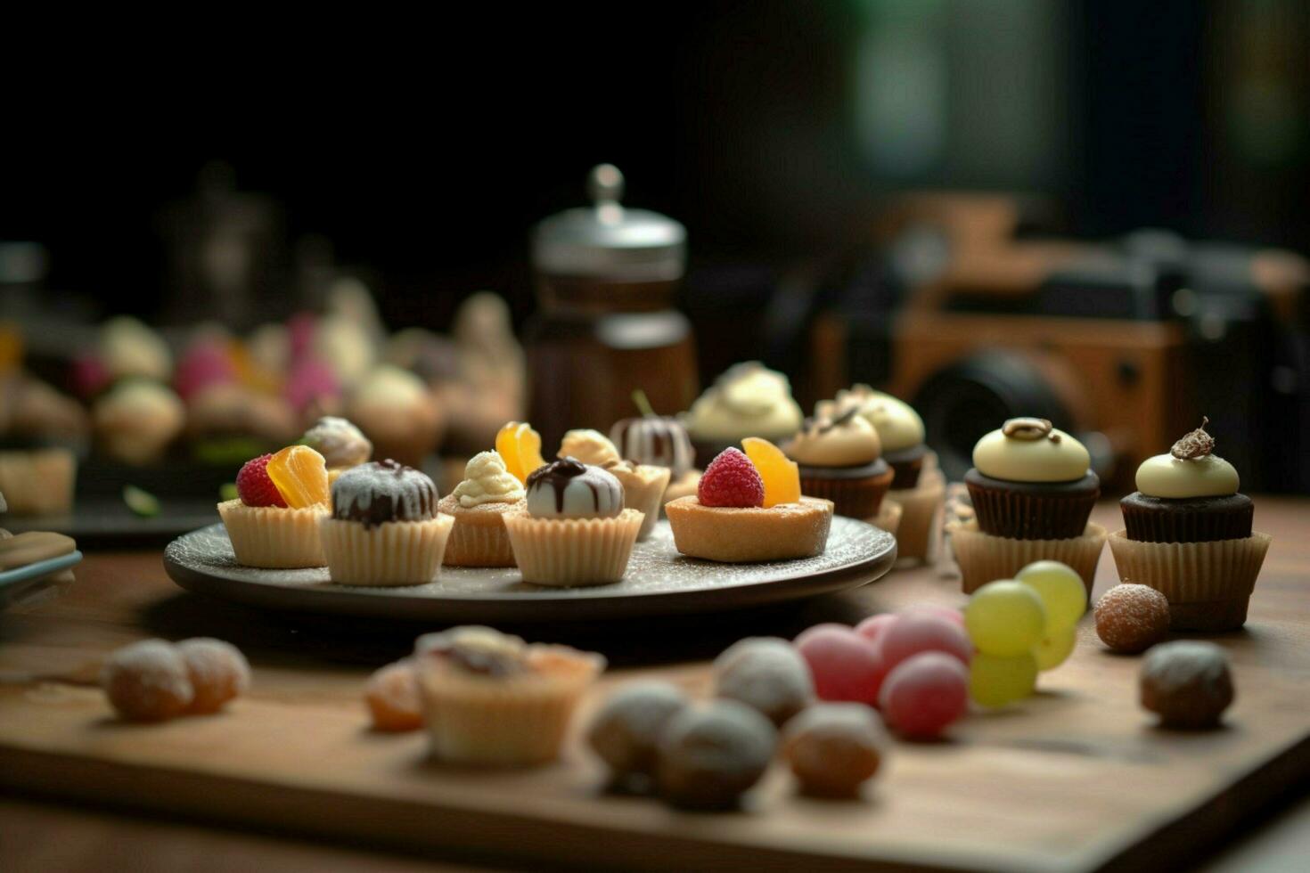 photorealistic professional food commercial photogr photo