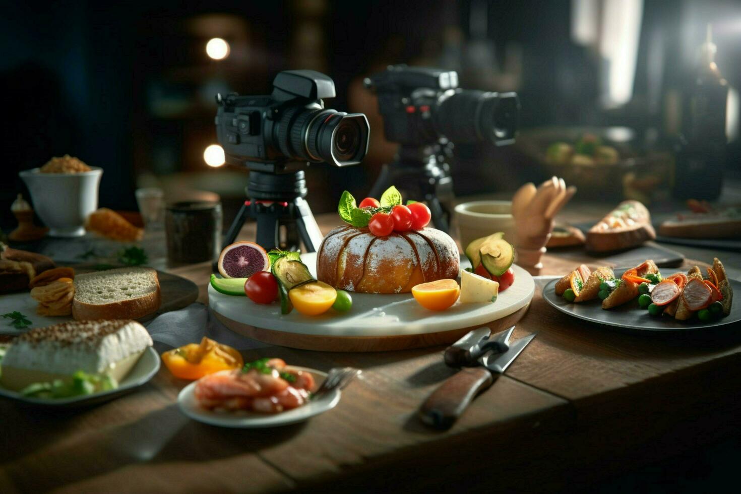 photorealistic professional food commercial photogr photo