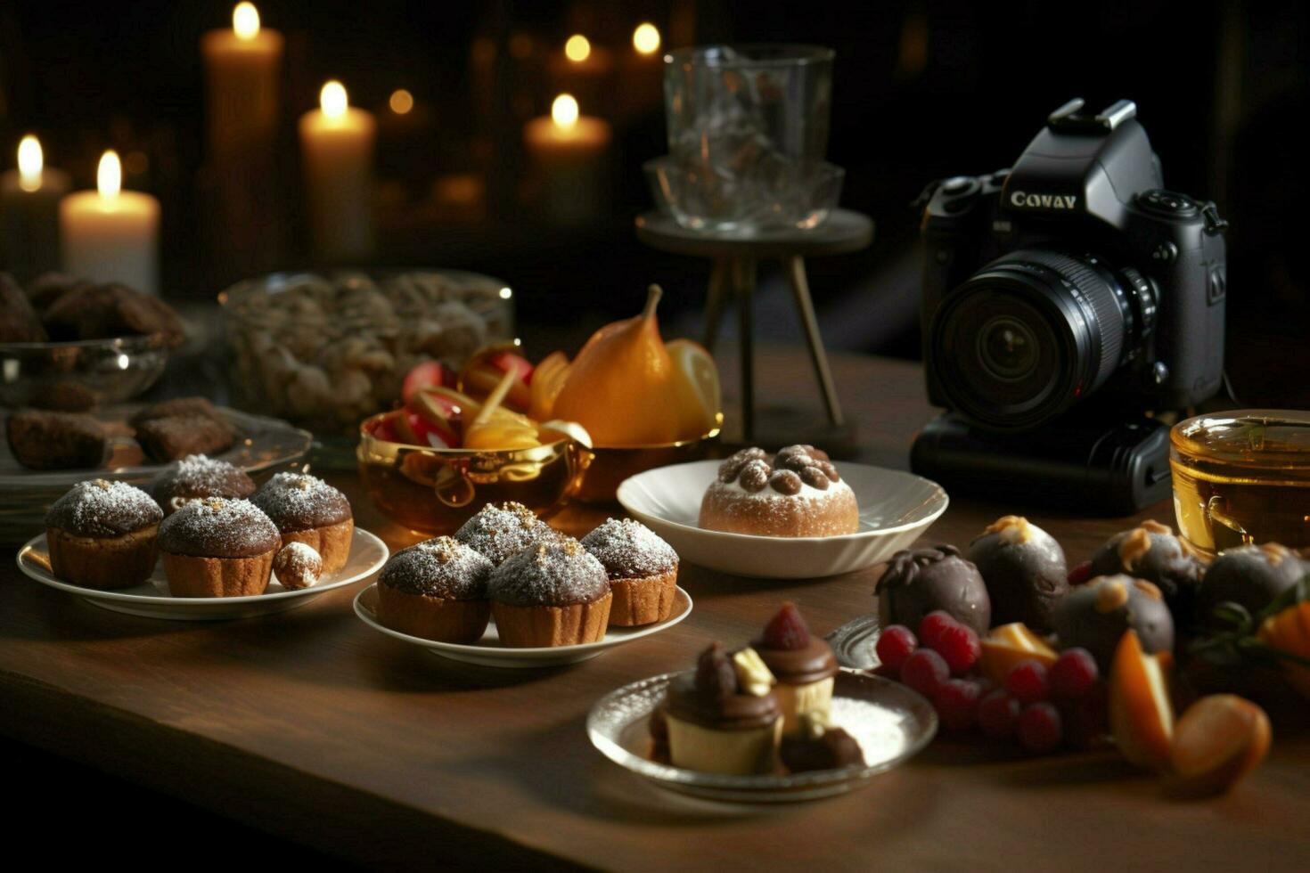 photorealistic professional food commercial photogr photo