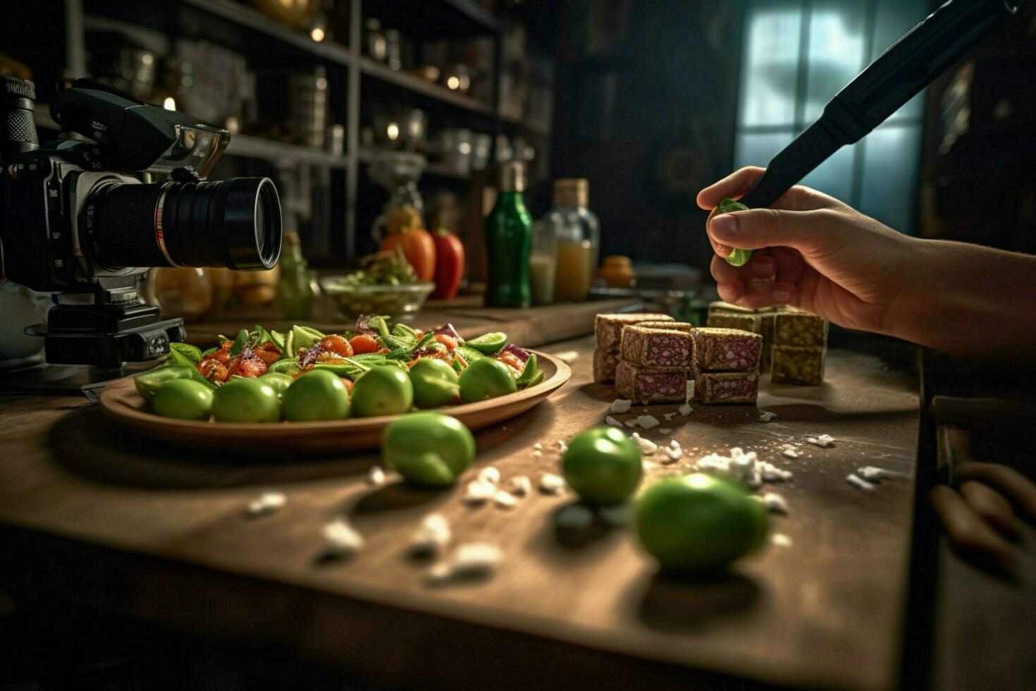 photorealistic professional food commercial photogr photo
