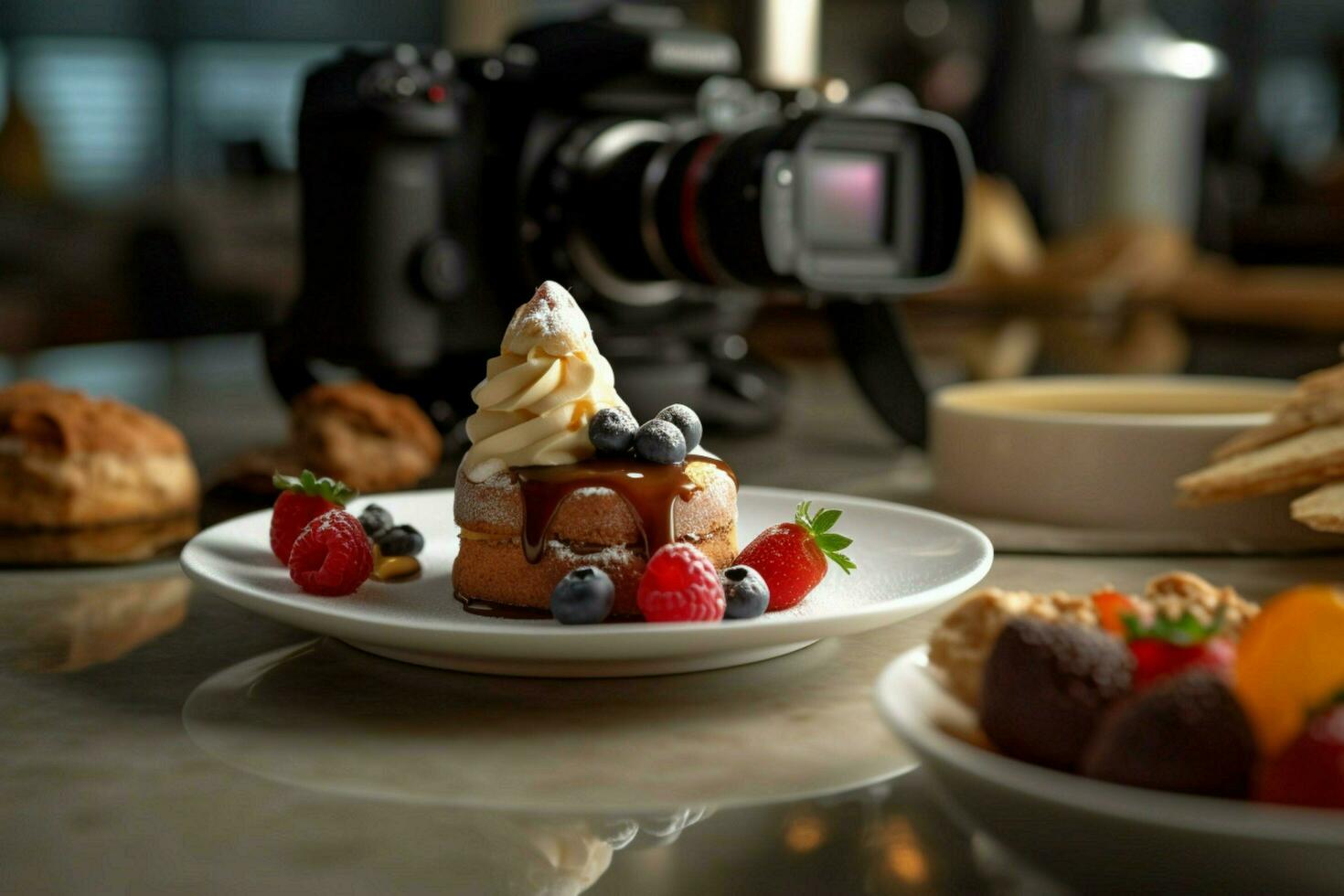 fotorrealista profesional comida comercial fotógrafo foto