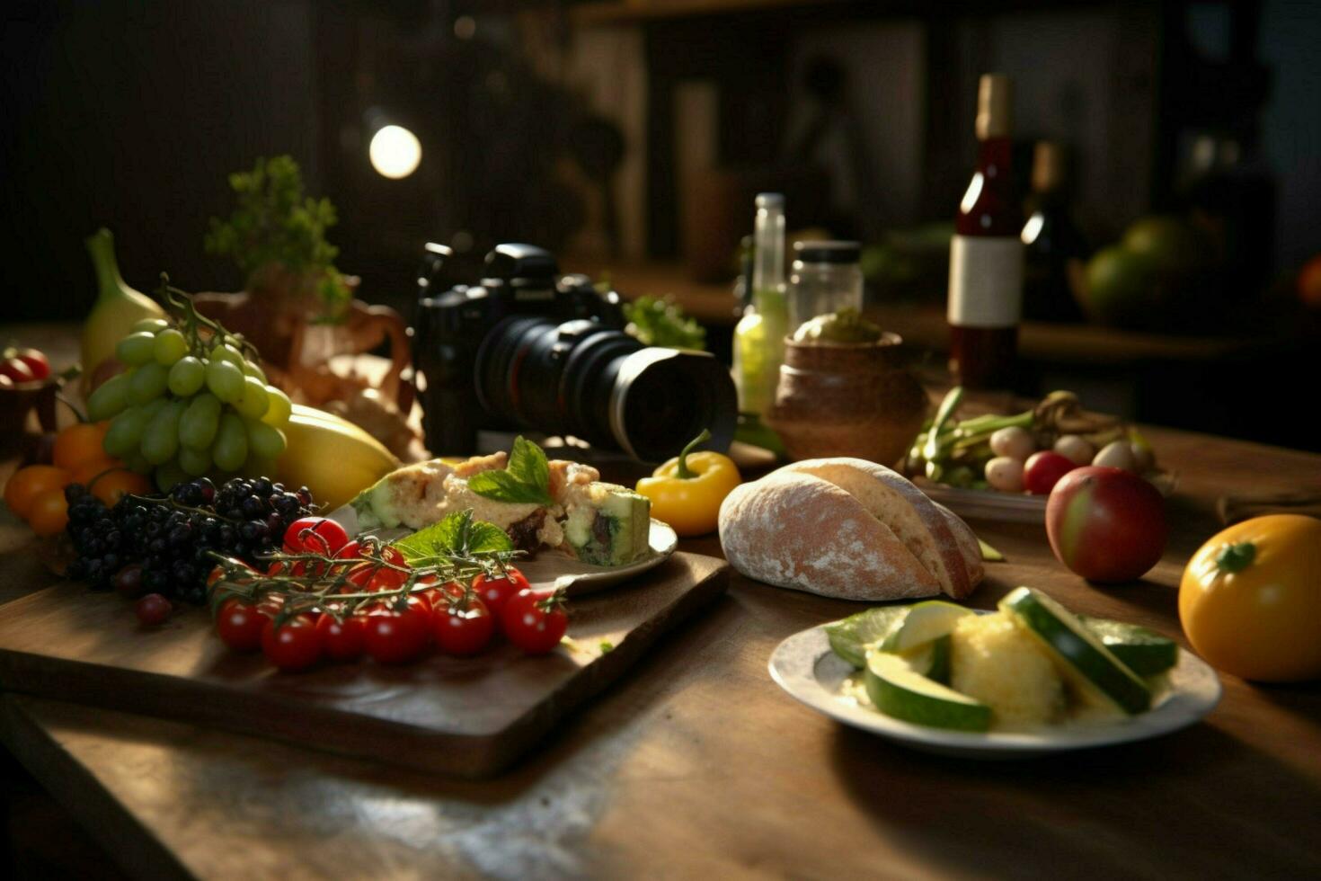 photorealistic professional food commercial photogr photo