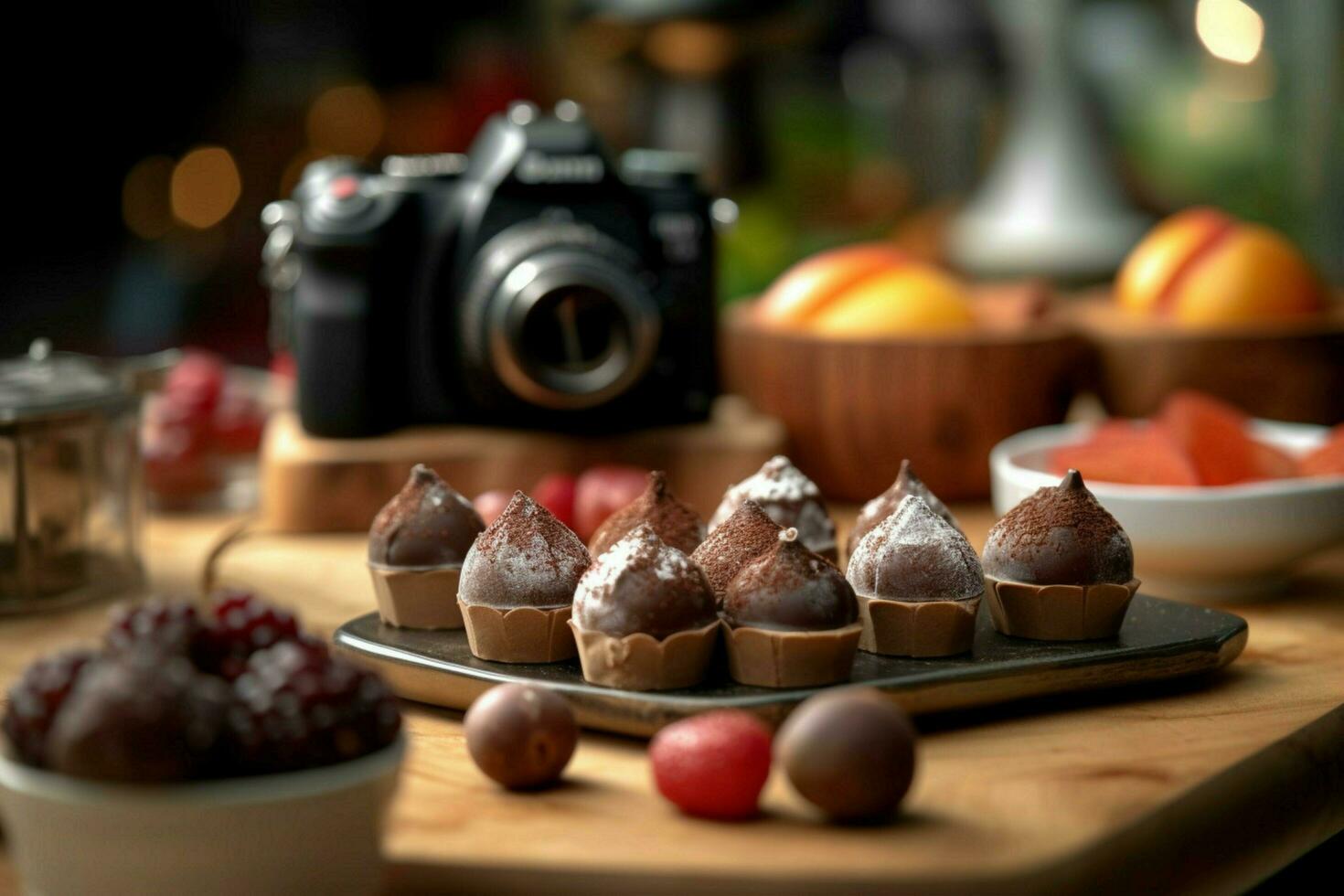 photorealistic professional food commercial photographer photo