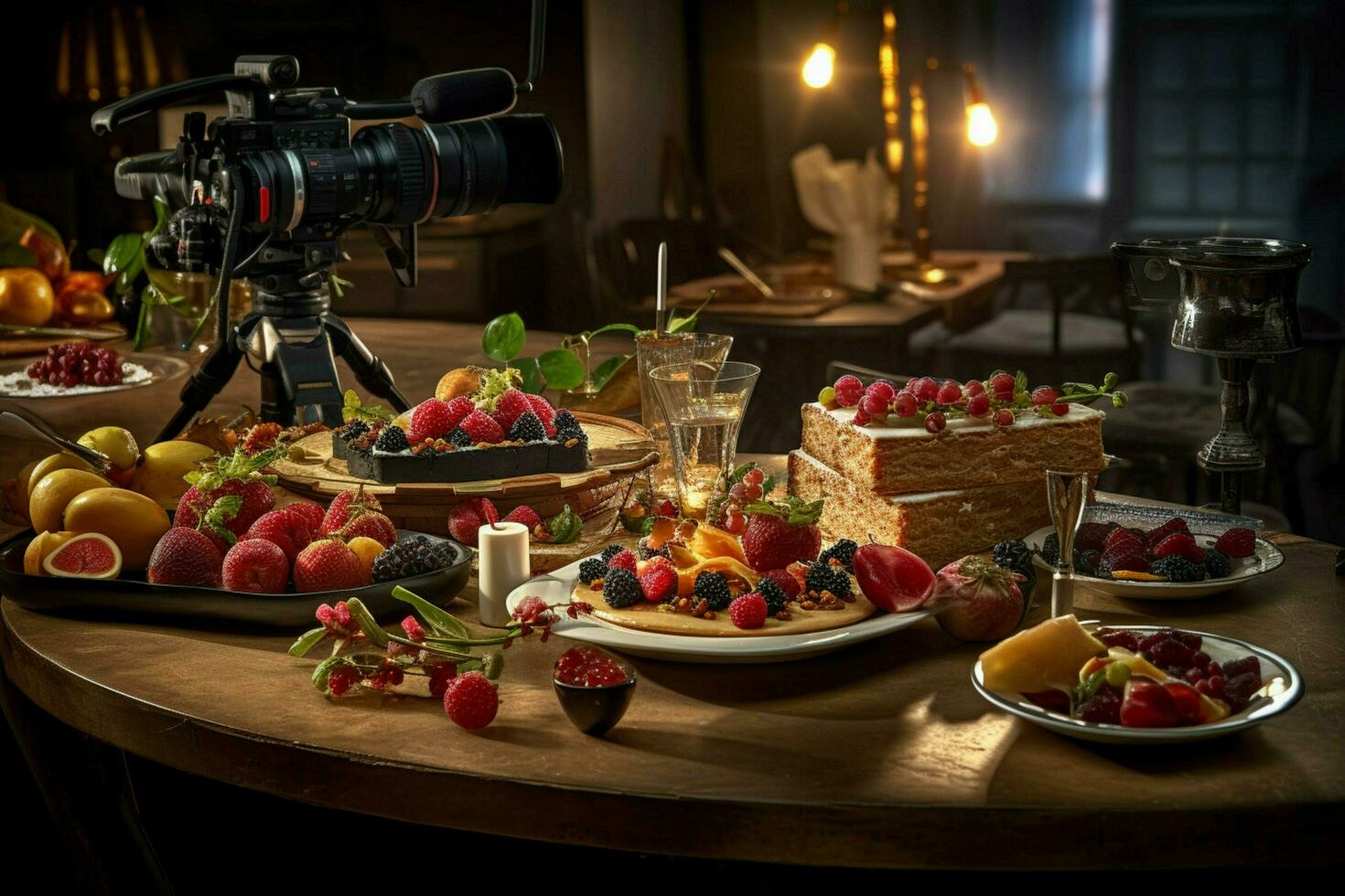 photorealistic professional food commercial photogr photo