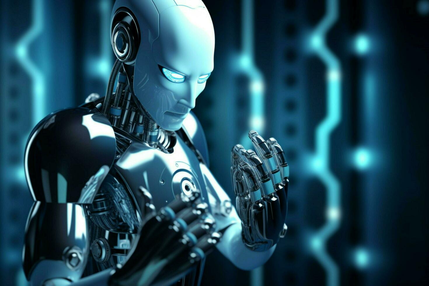 robot electronic access authentication system tec photo