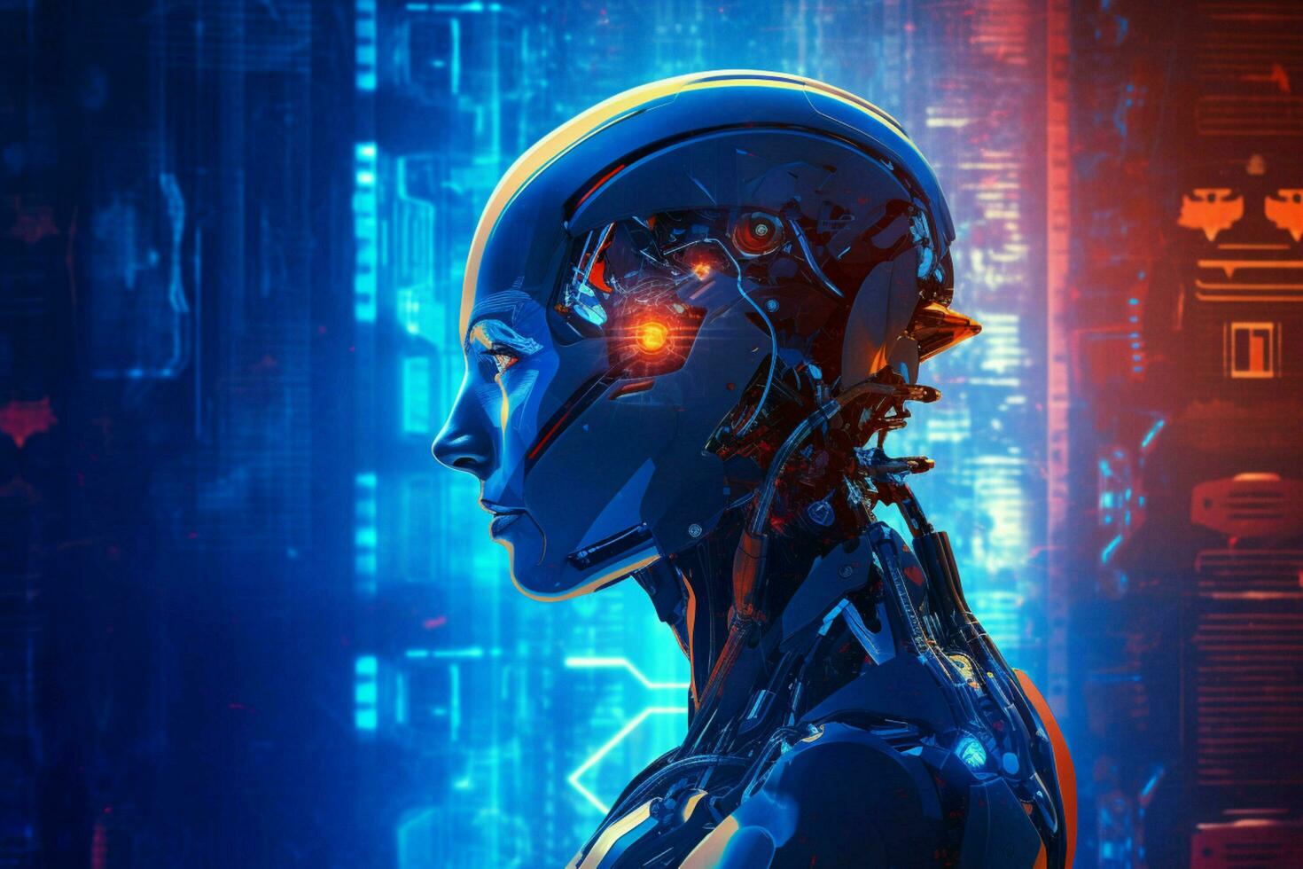 robot electronic access authentication system tec photo