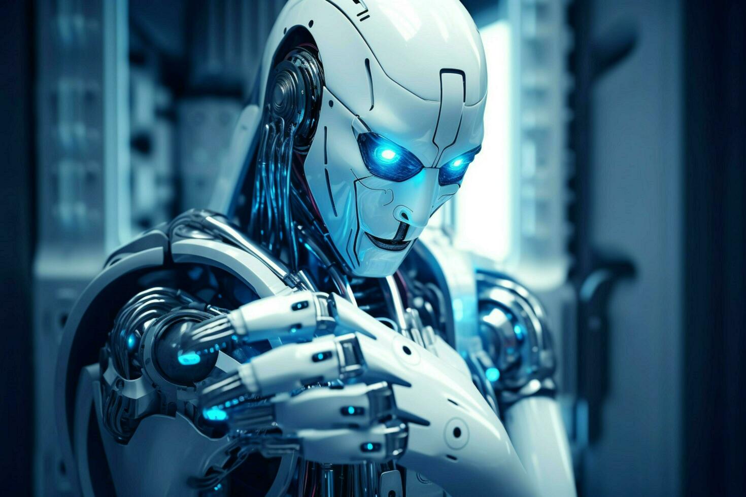 robot electronic access authentication system tec photo