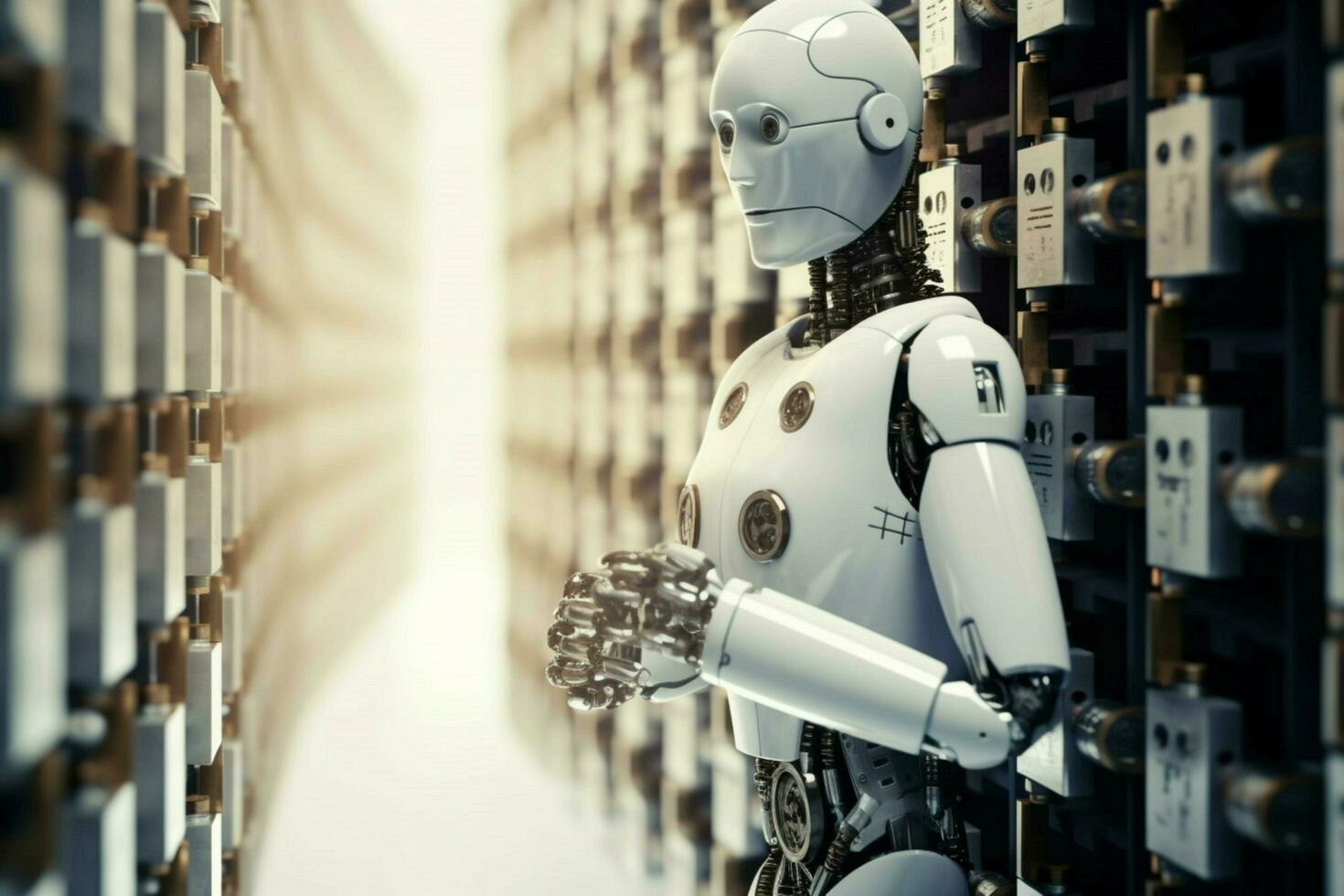 robot electronic access authentication system tec photo