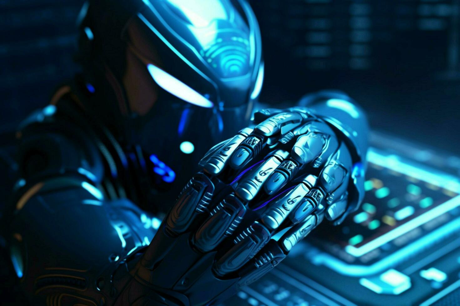 robot electronic access authentication system tec photo