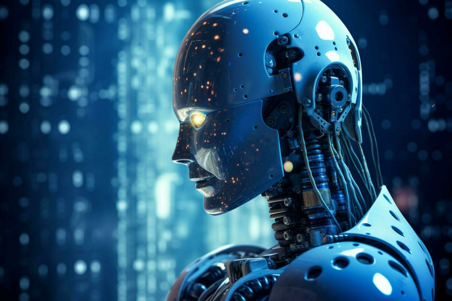 robot electronic access authentication system tec photo