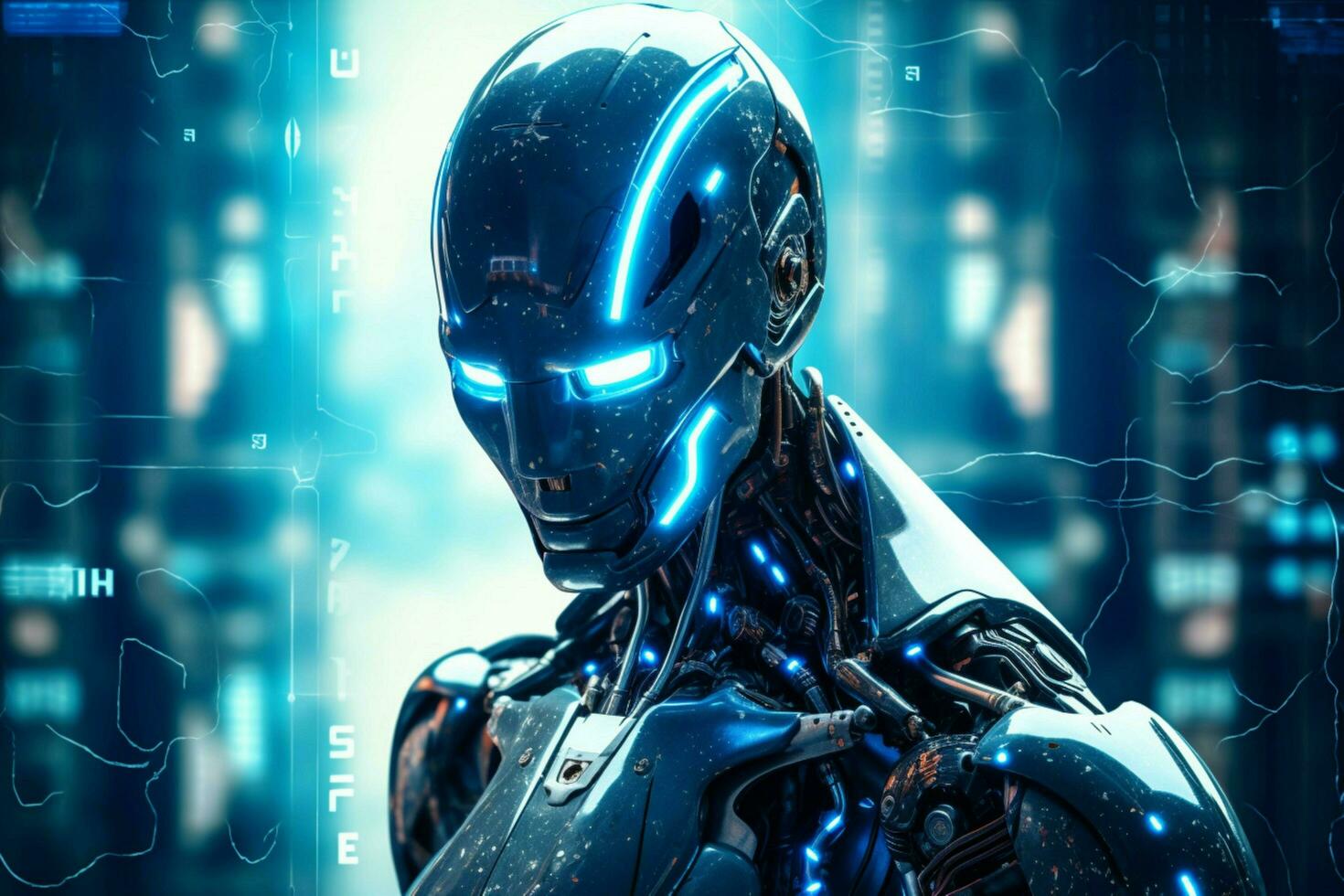 robot electronic access authentication system tec photo