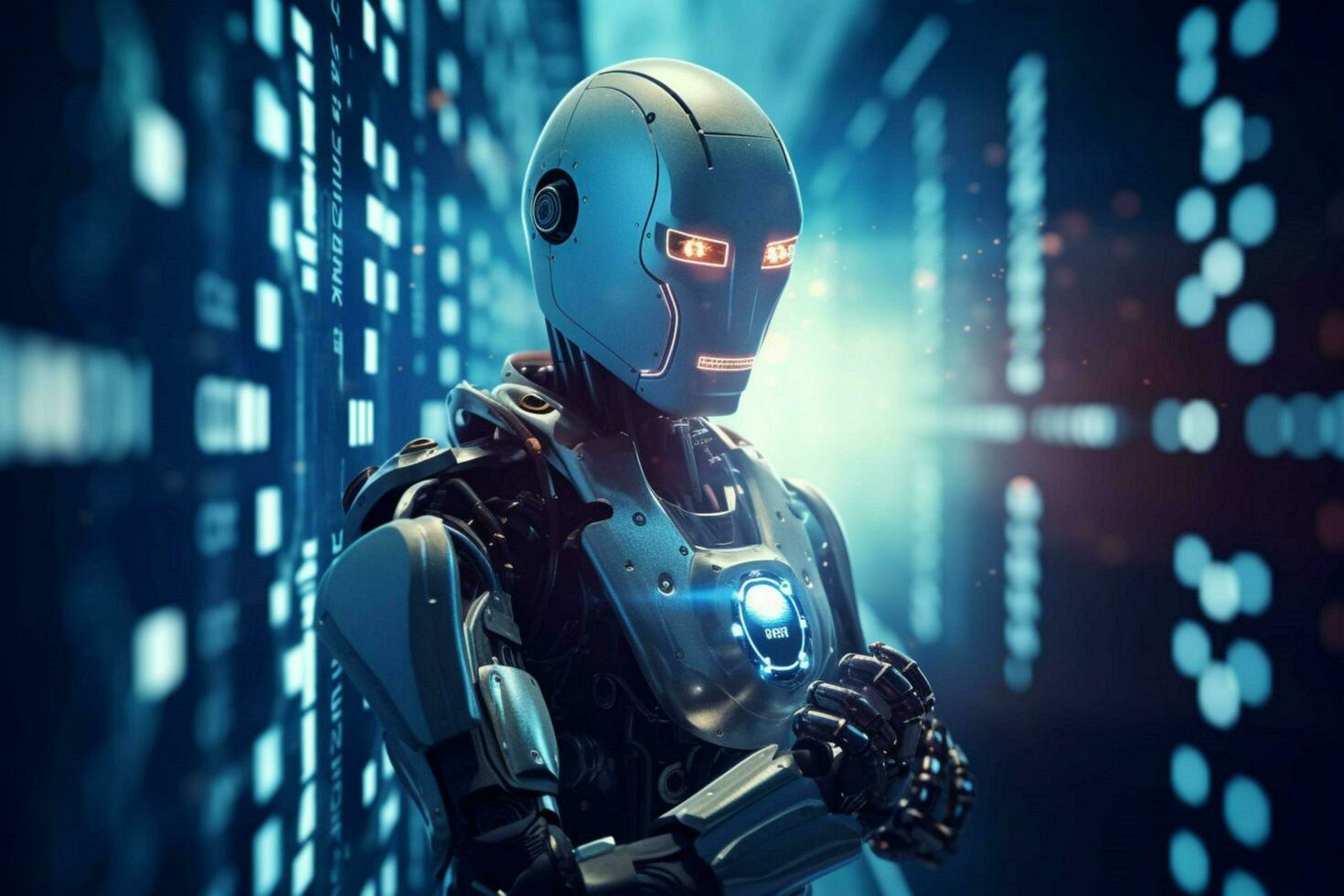 robot electronic access authentication system tec photo