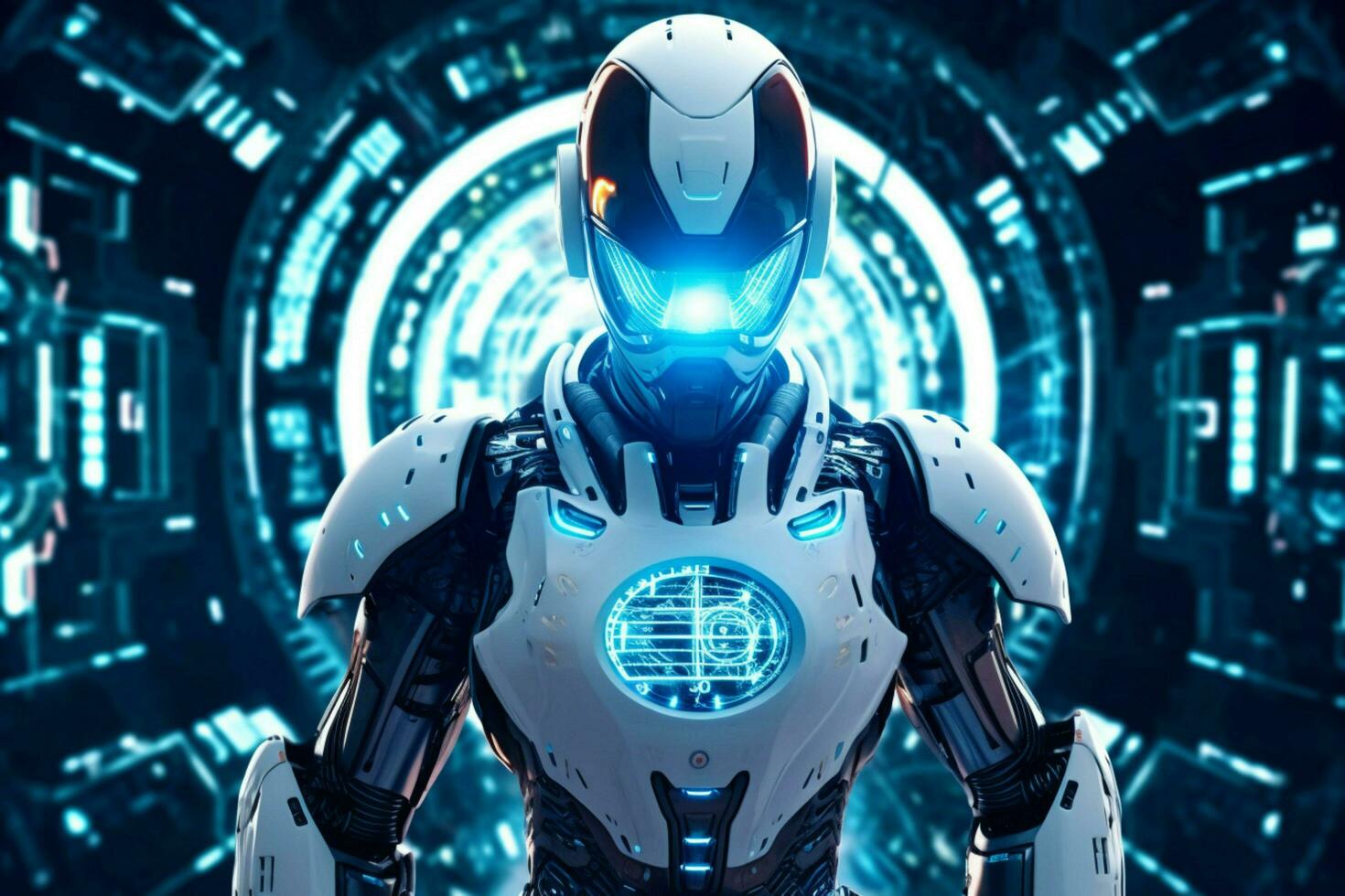 robot electronic access authentication system tec photo