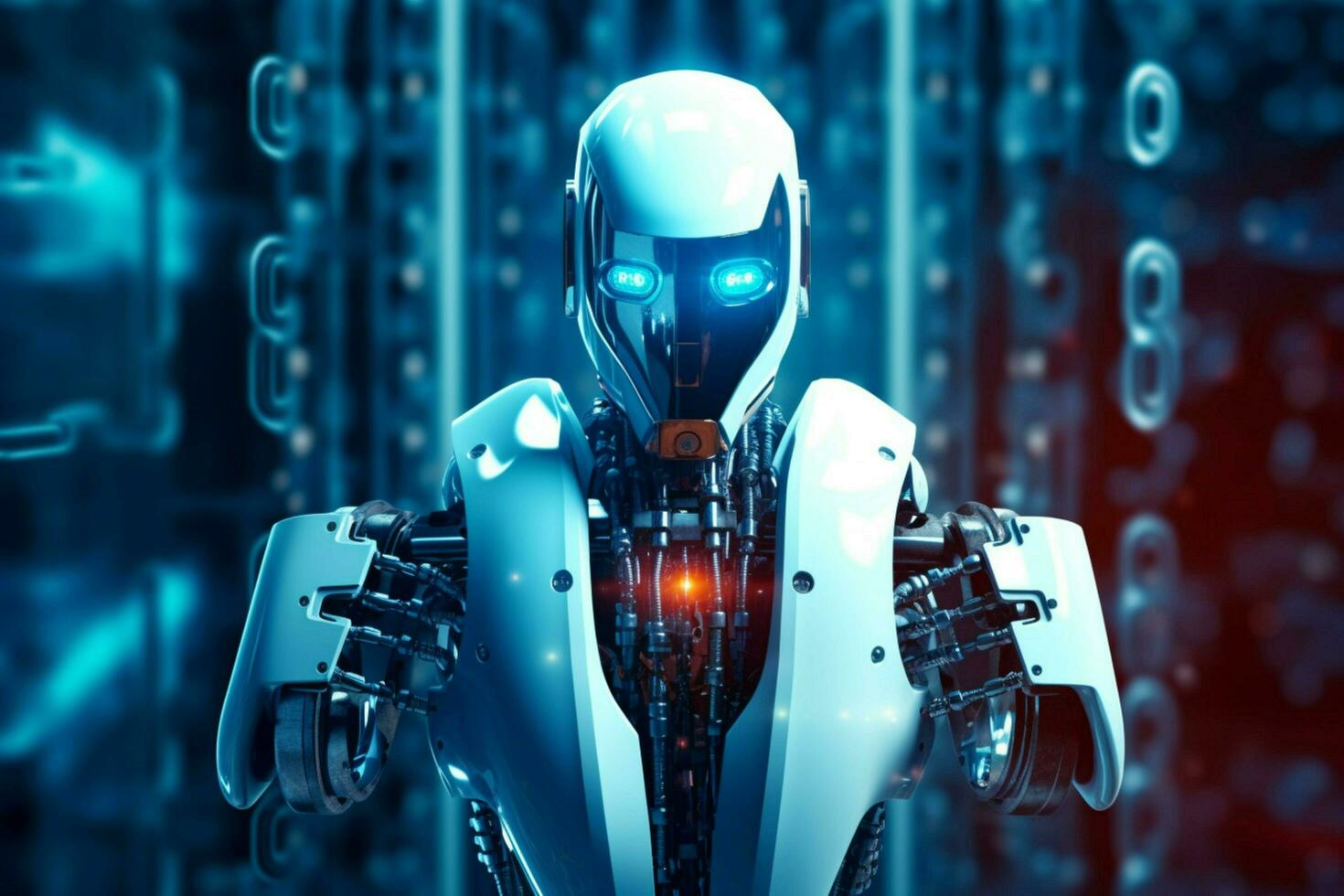 robot electronic access authentication system tec photo